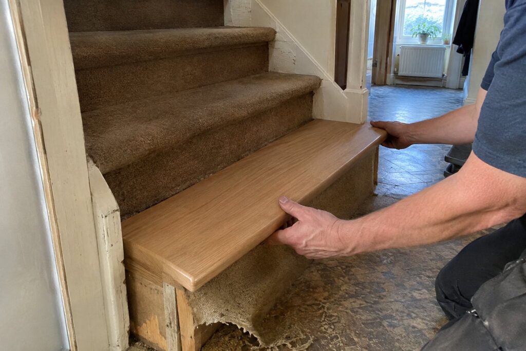 Wat kost trap bekleden? Prijzen per materiaal